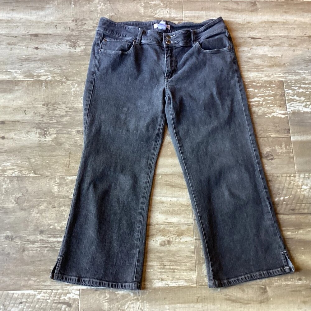 WHITE HOUSE BLACK MARKET Dark Jeans Cropped Women’s 14
